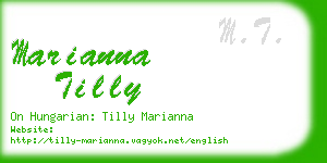marianna tilly business card